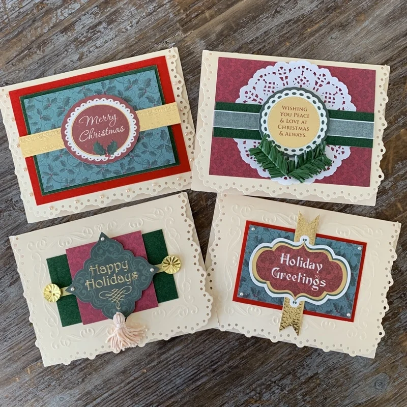 annies cardmaker kit-of-the-month club elegant yule november 2019