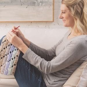 Annies caring crochet kit club women knitting