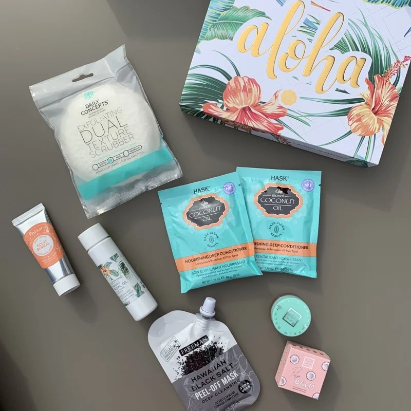 glossybox july 2020 aloha edition