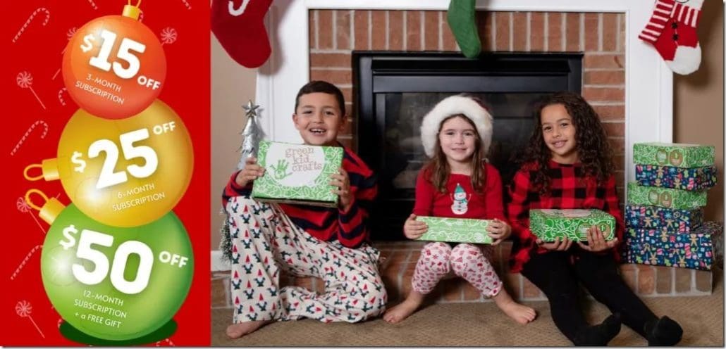 Green Kid Crafts Holiday Deals 2020