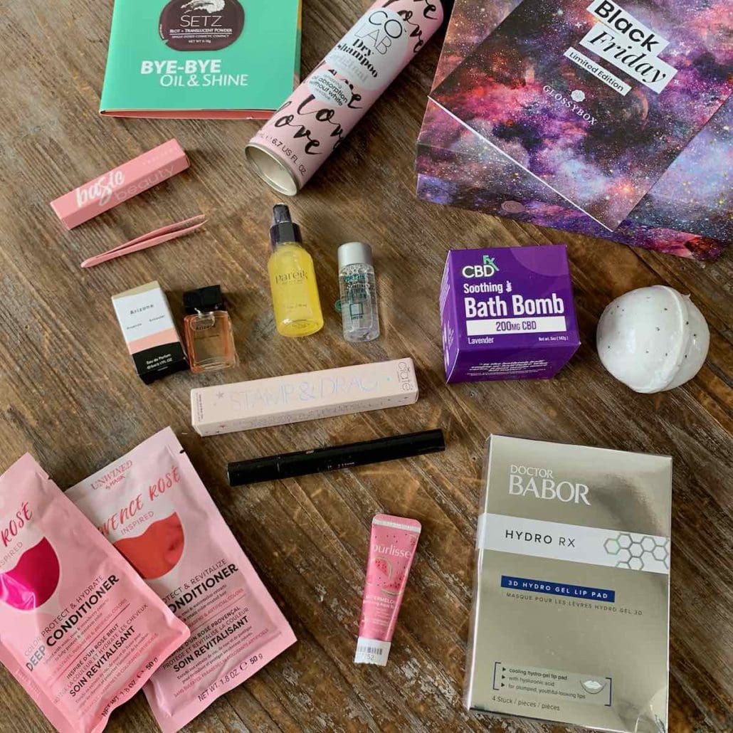 glossybox black friday limited edtion 2020 review 23