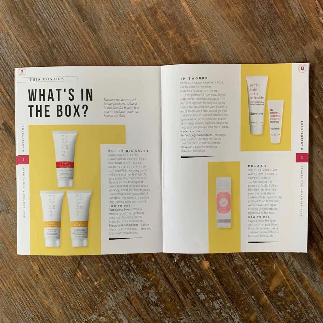 lookfantastic beauty box november 2020 review firecracker edition 3