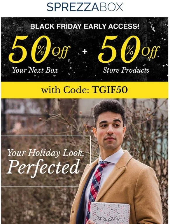 sprezzabox black friday 2020