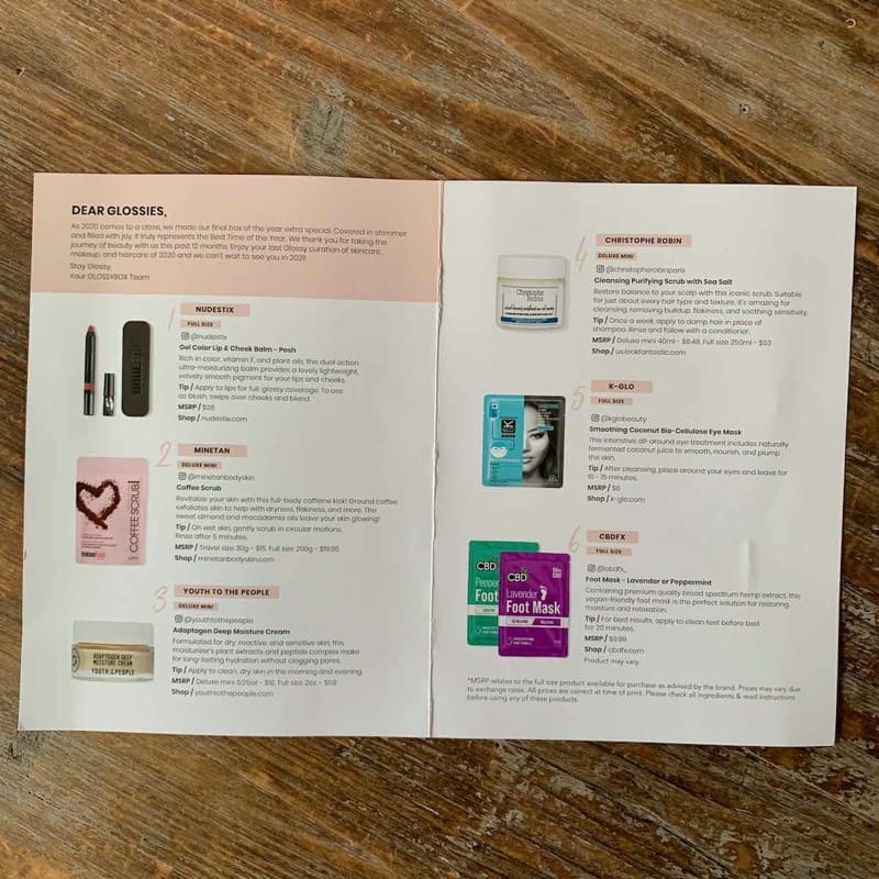 Glossybox december 2020 review best time of the year  3