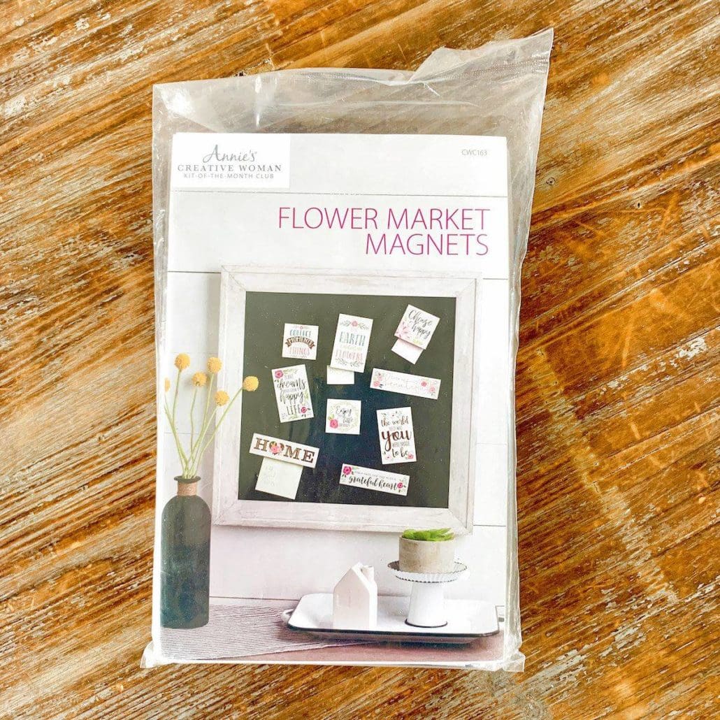 annies creative woman review december 2020 flower market magnets 2