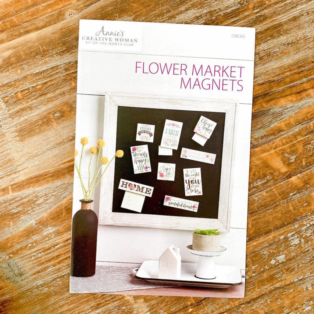 annies creative woman review december 2020 flower market magnets 3