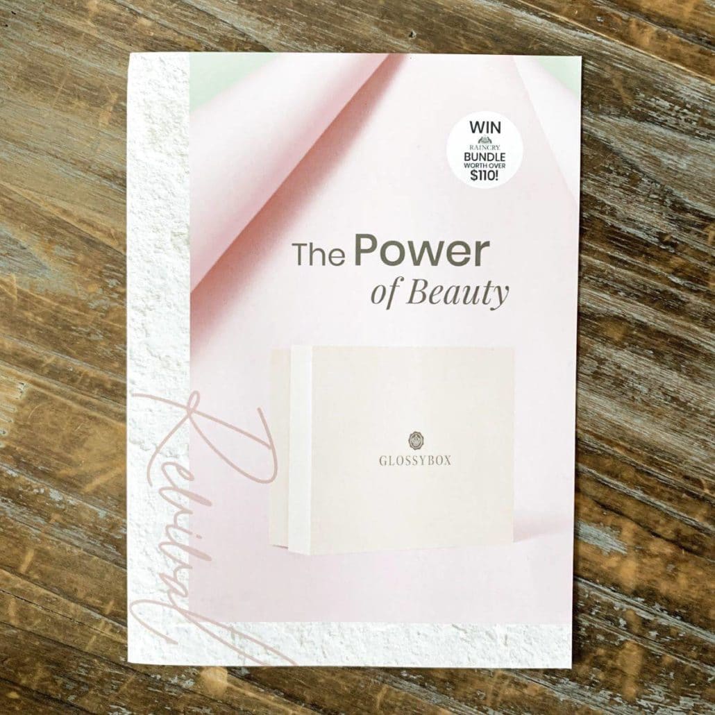 glossybox january 2021 review power of beauty 2