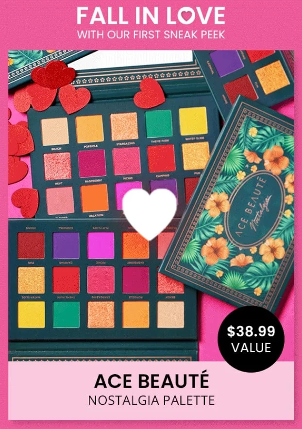 boxycharm february 2021 spoiler ace beaute nostalgia palette boxycharm february 2021 spoiler ace beaute nostalgia palette