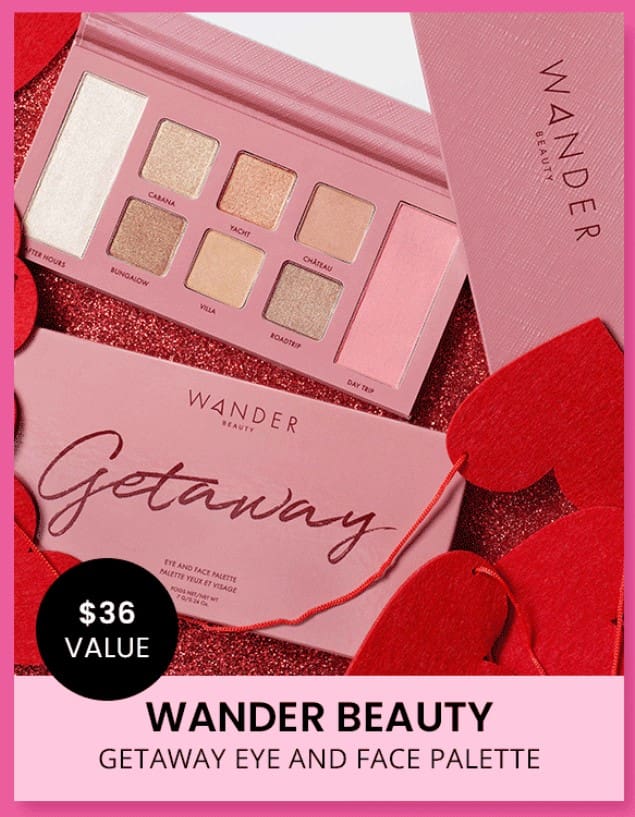 boxycharm february 2021 spoiler wander beauty getaway eye and face palette