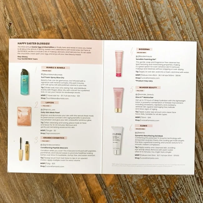 GLOSSYBOX Easter Egg 2021 Review 006