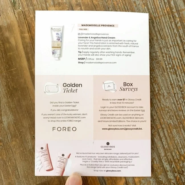 GLOSSYBOX Easter Egg 2021 Review 007