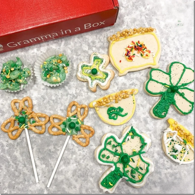 Gramma in a Box March 2021 Review St Patricks Day Treats 018