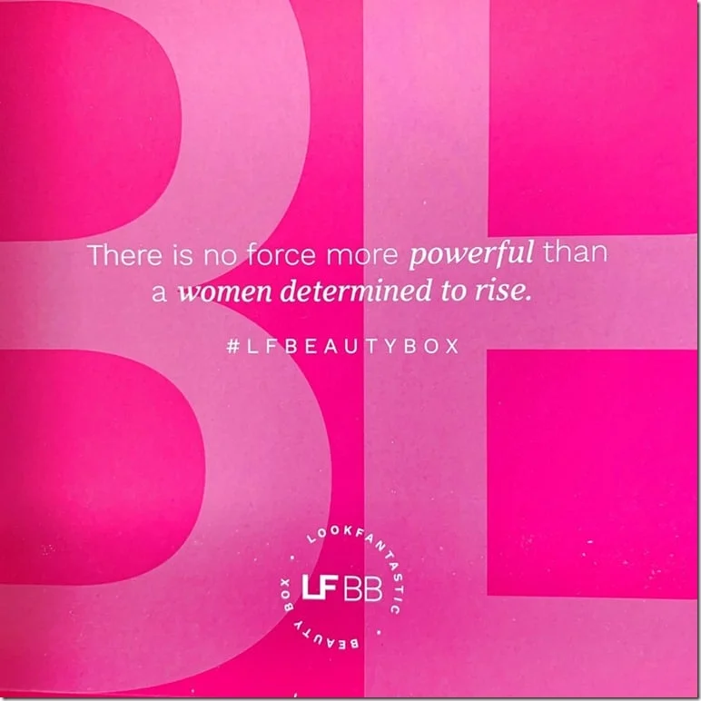 LookFantastic Beauty Box March 2021 Review 002