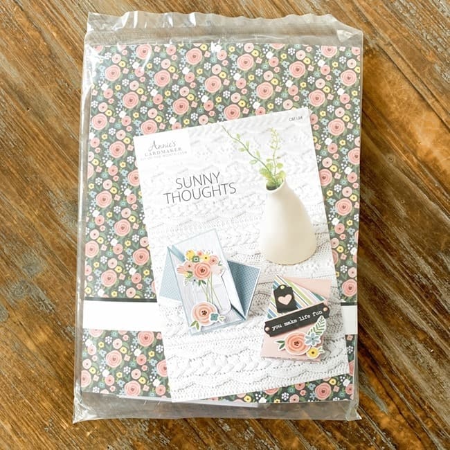 Annie's CardMaker Kit March 2021 Review - Sunny Thoughts Edition   Coupon 018