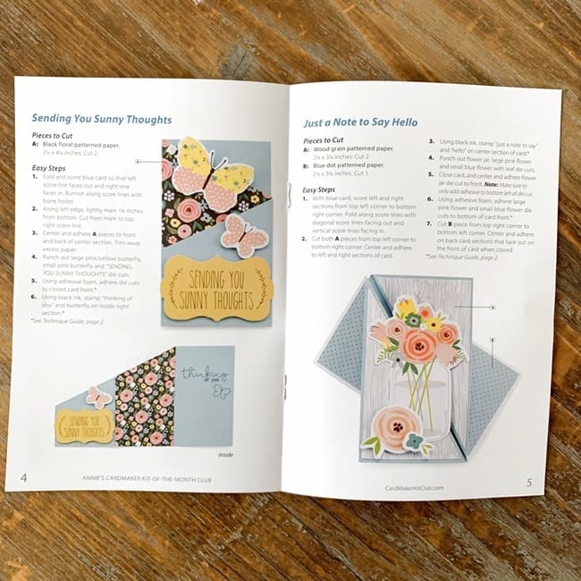 Annie's CardMaker Kit March 2021 Review - Sunny Thoughts Edition   Coupon 021