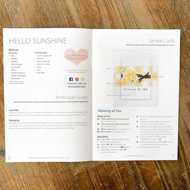 annies cardmaker club april 2021 review hello sunshine edition   coupon 014