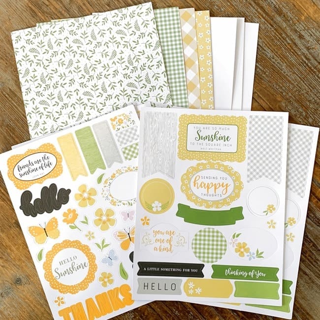 annies cardmaker club april 2021 review hello sunshine edition   coupon 018