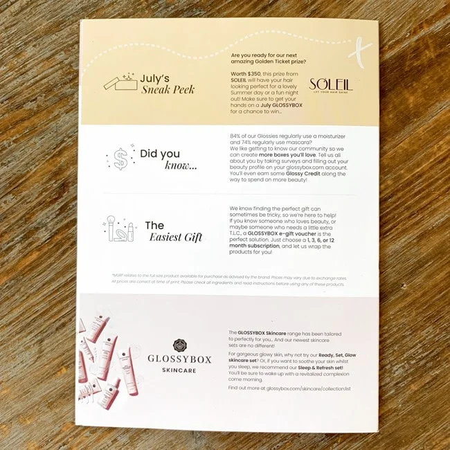 GLOSSYBOX June 2021 Review Poolside Edition Coupon 006 GLOSSYBOX June 2021 Review Poolside Edition Coupon 006
