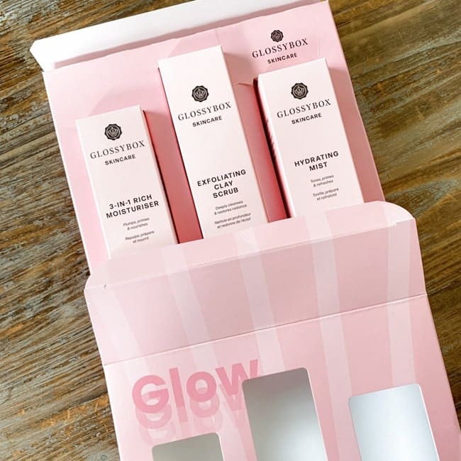 GLOSSYBOX Ready, Set, Glow Skincare Set Review 001