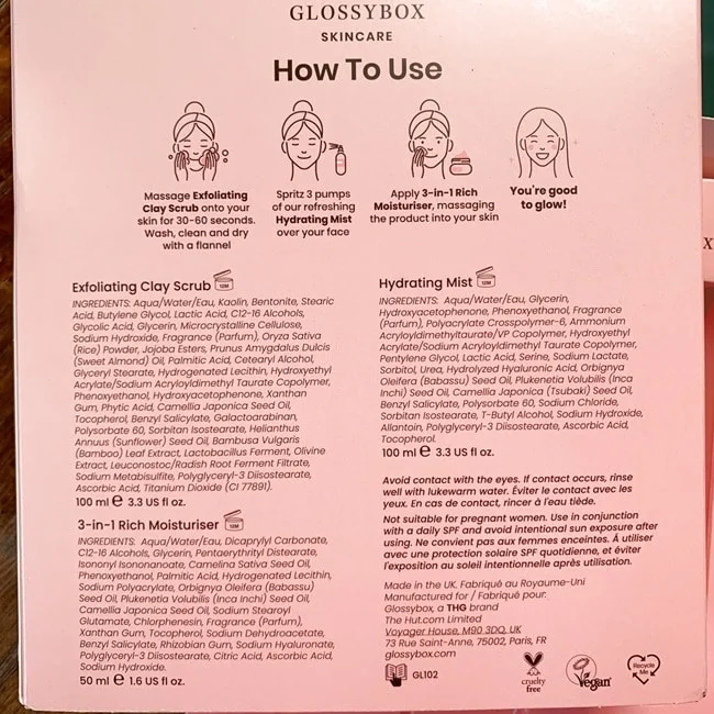 GLOSSYBOX Ready, Set, Glow Skincare Set Review 009