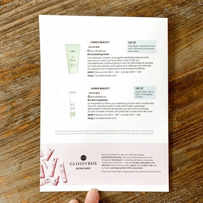 GLOSSYBOX Summer Bag 2021 Limited Edition Review 010