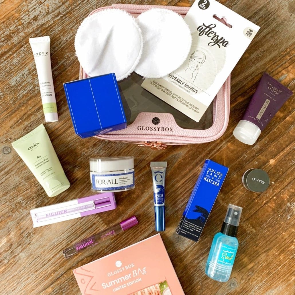 GLOSSYBOX Summer Bag 2021 Limited Edition Review - Subboxy