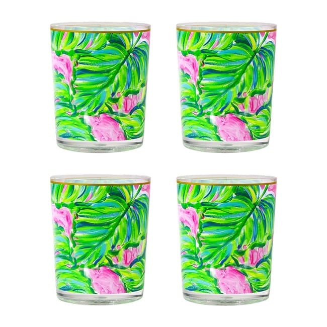 Lilly Pulitzer Lo Ball Glasses (Set of 4)