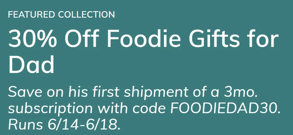 cratejoy foodie dad