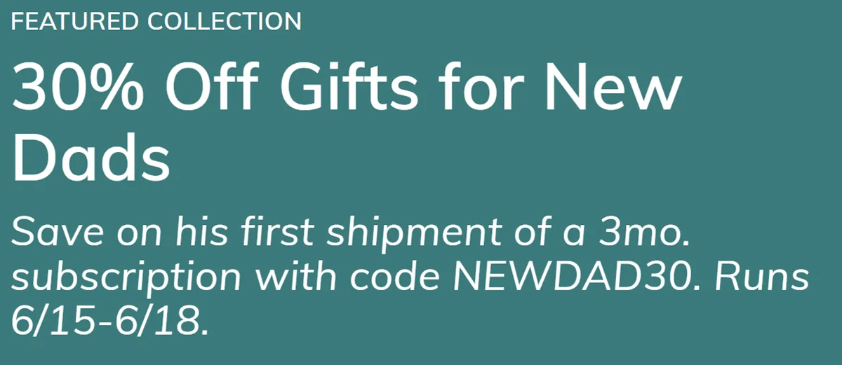 fathers day sale cratejoy
