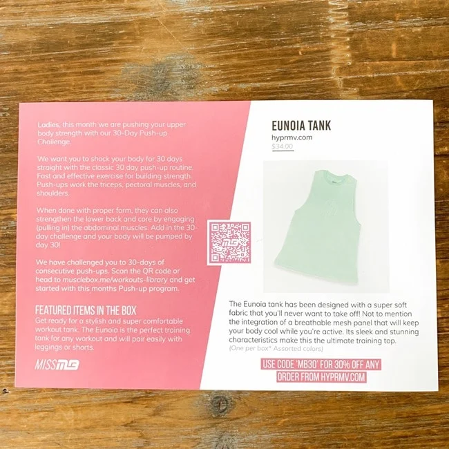 Miss Muscle Box July 2021 Review 001