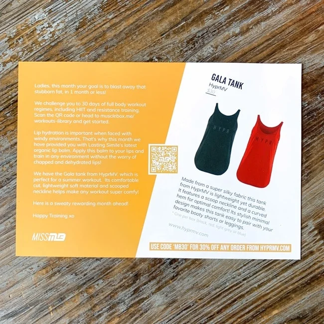 Miss Muscle Box June 2021 Review 014