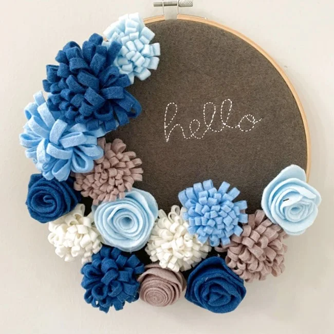 Annie's Creative Woman Kit-of-the-Month Club Floral Hoop Art Review 013