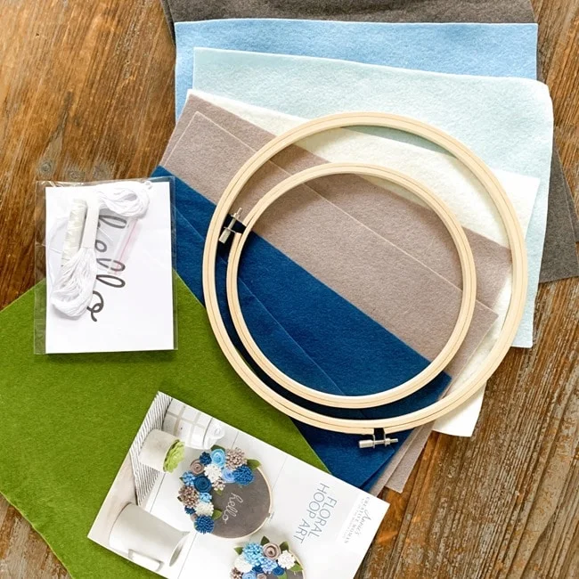 Annie's Creative Woman Kit-of-the-Month Club Floral Hoop Art Review 017
