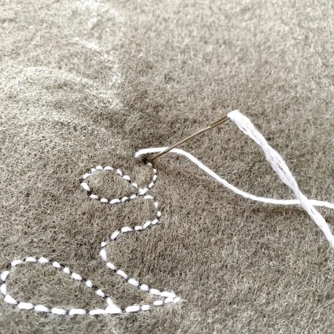 Annie's Creative Woman Kit-of-the-Month Club Floral Hoop Art Review 033