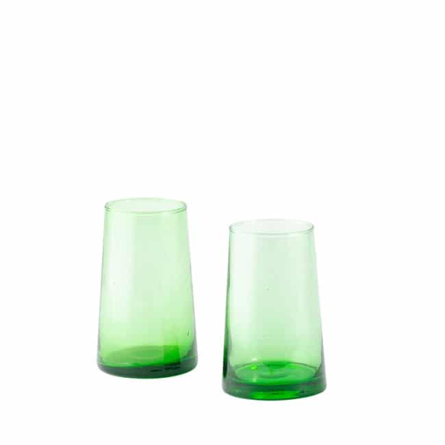 Tall Flared Drinking Glass set of 2_2