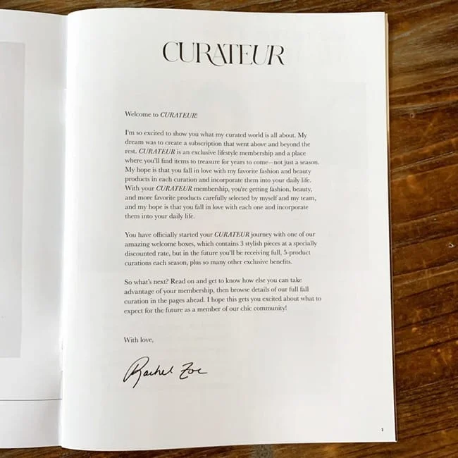 Curateur Fall 2021 Welcome Box Review - Everyday Edge 013