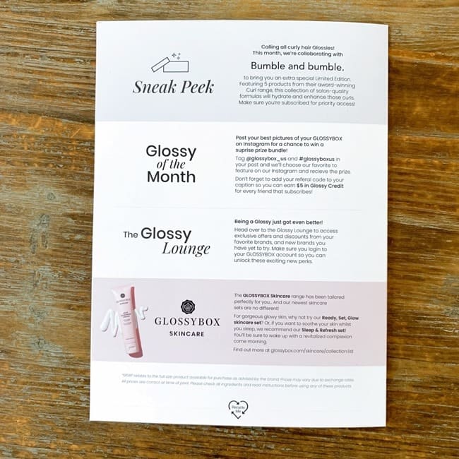 GLOSSYBOX October 2021 Review 001