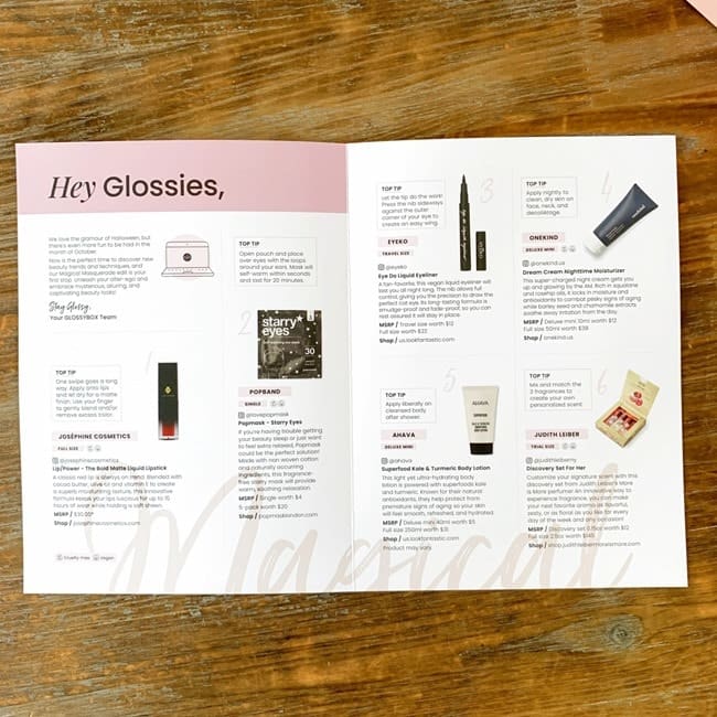GLOSSYBOX October 2021 Review 020