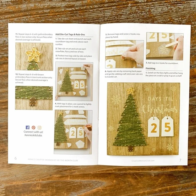 Annie's Creative Woman Kit-of-the-Month Club Countdown to Christmas Review   Coupon 001