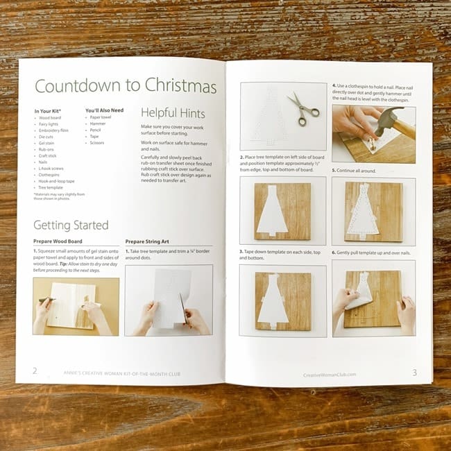 Annie's Creative Woman Kit-of-the-Month Club Countdown to Christmas Review   Coupon 036
