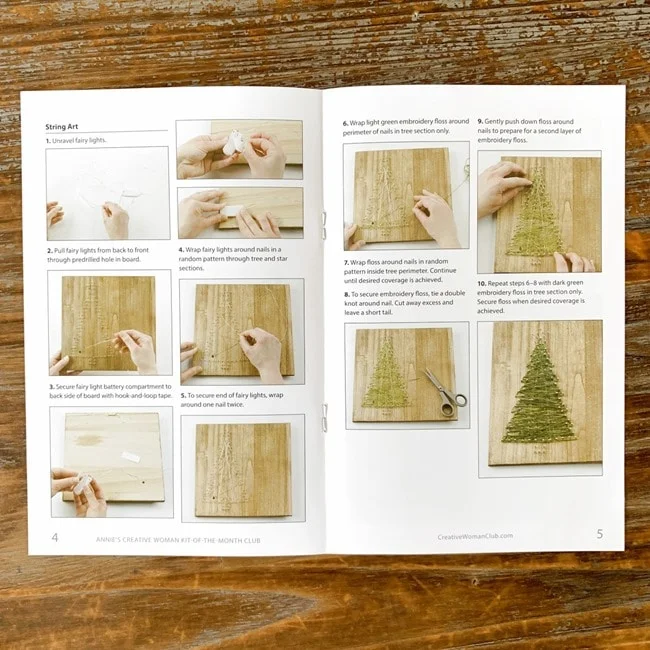 Annie's Creative Woman Kit-of-the-Month Club Countdown to Christmas Review   Coupon 037