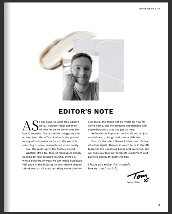 LookFantastic Beauty Box November 2021 Booklet (2)