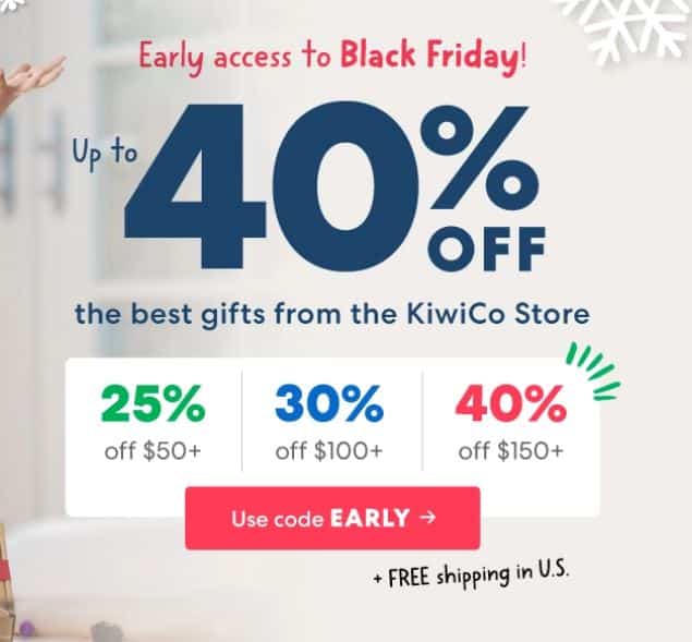 kiwico early black friday deal 1495 per month subscriptions and up to 40 off the shop