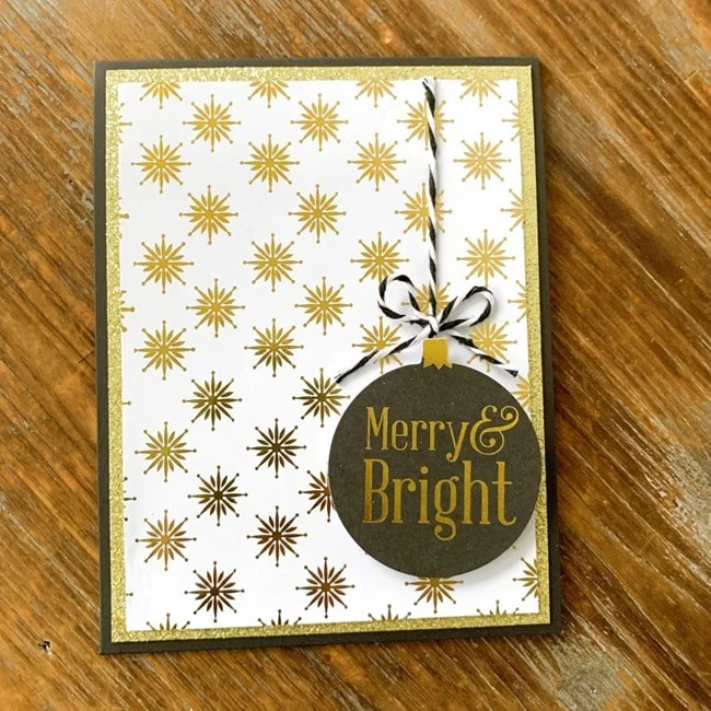 Annie's CardMaker Kit Regal Greeting Card Review 002