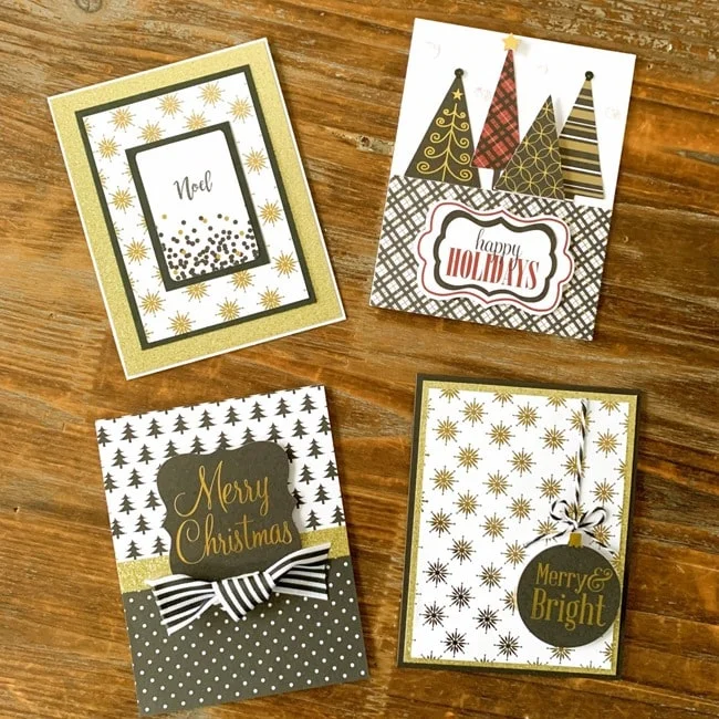 Annie's CardMaker Kit Regal Greeting Card Review 004