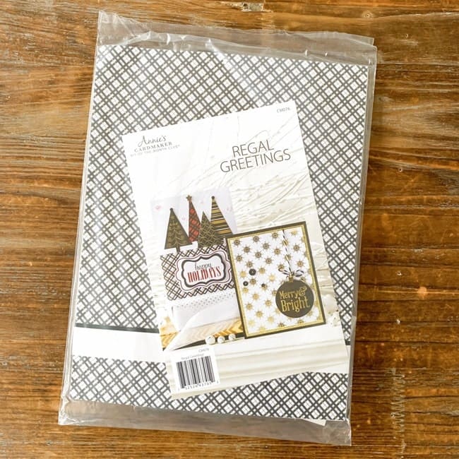 Annie's CardMaker Kit Regal Greeting Card Review 007