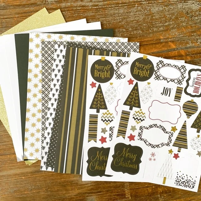 Annie's CardMaker Kit Regal Greeting Card Review 013