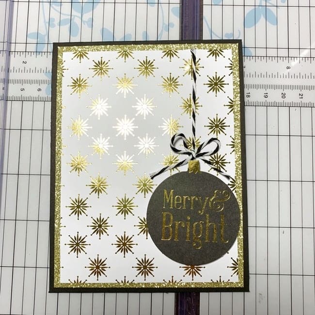 Annie's CardMaker Kit Regal Greeting Card Review 017