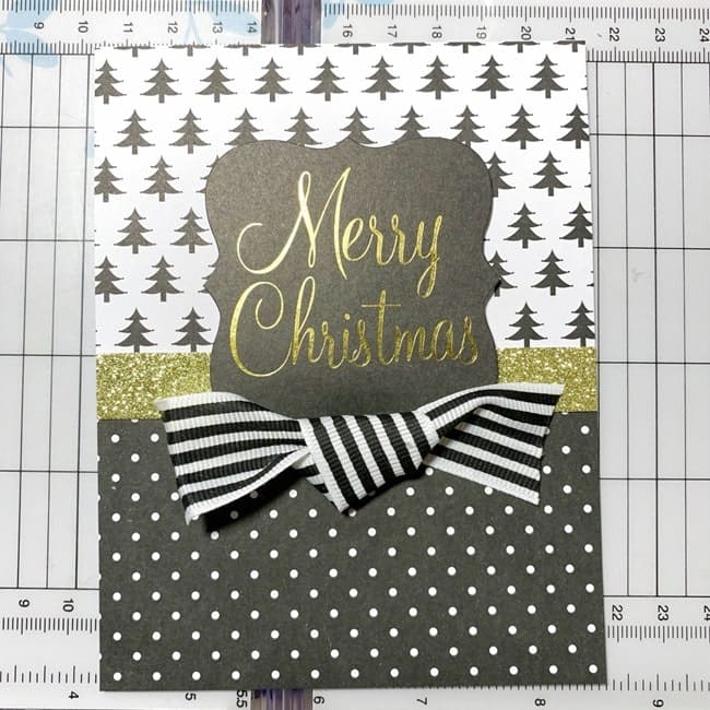 Annie's CardMaker Kit Regal Greeting Card Review 018