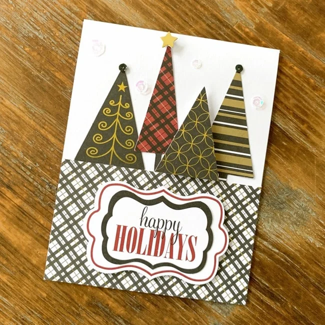 Annie's CardMaker Kit Regal Greeting Card Review 019